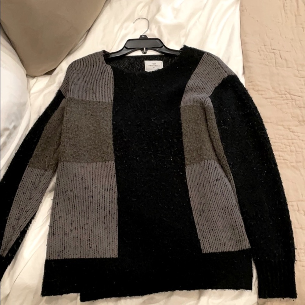 Dark, thick sweater
